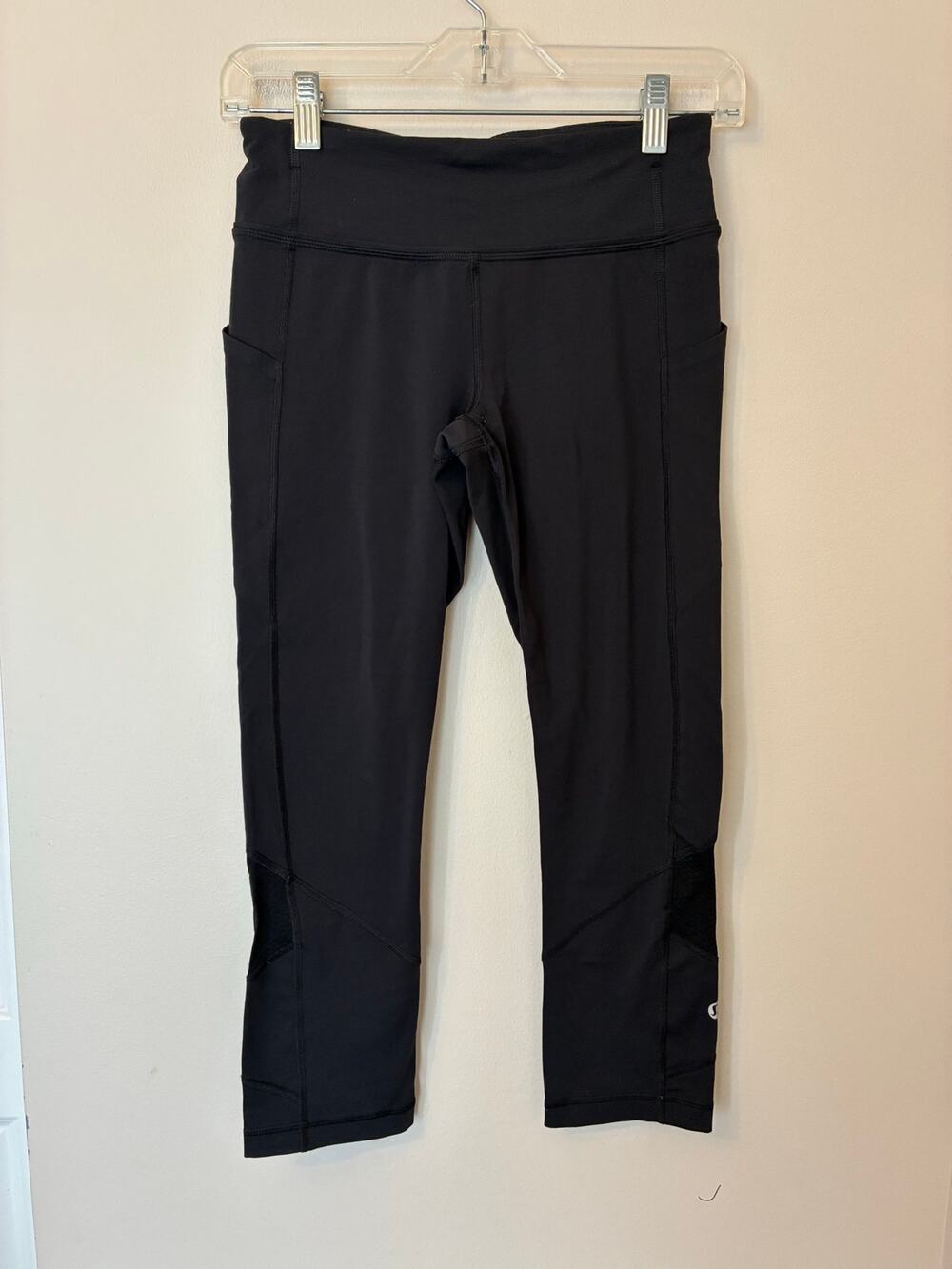 Lululemon Black Cropped Leggings Size 4
